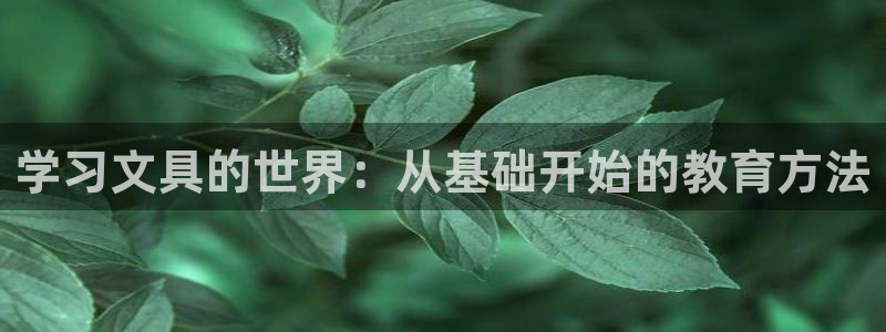 天顺娱乐泌78778：学习文具的世界：从